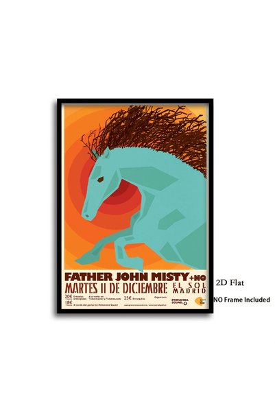 Generic Brand 1pc Large Modern Music Compatible John Misty Concert Large Musi...