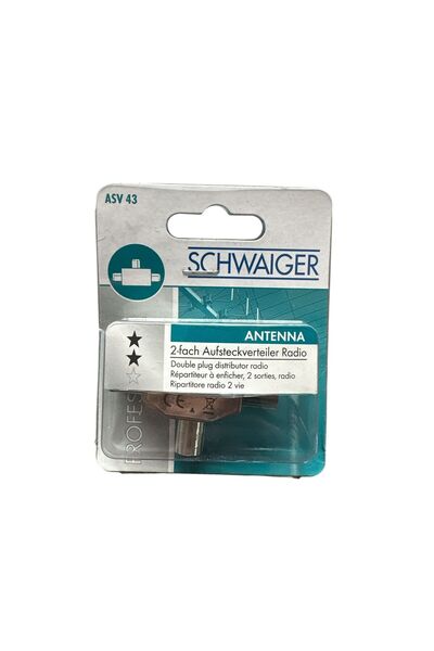 Schwaiger Splitter antenă radio 2 ieșiri ASV43 – Distribuitor de semnal radio...