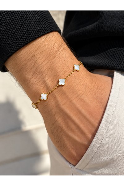 ATALYA ACCESSORY سوار رجالي من الفولاذ المقاوم للصدأ بتصميم "ميني يونكا" - لا...
