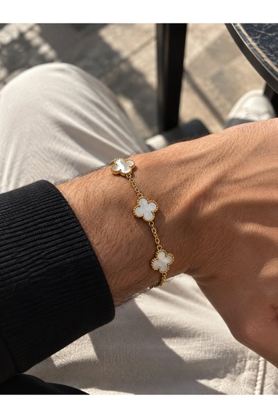 ATALYA ACCESSORY سوار رجالي من الفولاذ المقاوم للصدأ بتصميم "يونكا" كبير - لا...