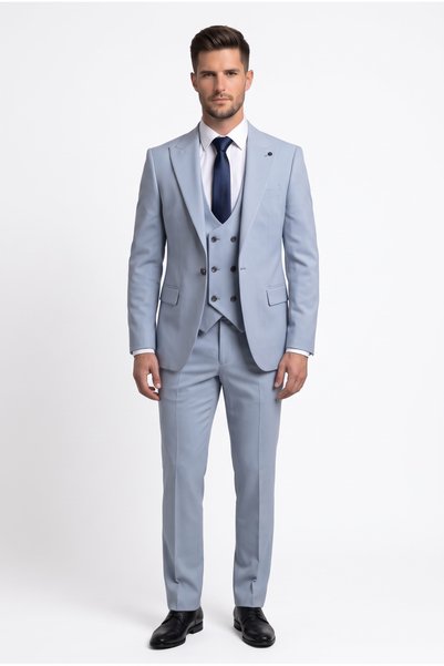 atlas classics Men's Slim Fit Vest Suit (New Season)