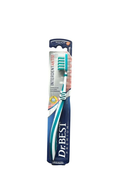 Dr.Best Οδοντόβουρτσα Dr. Best Premium InterdentAktiv Soft – Μεσοδόντιος Καθα...