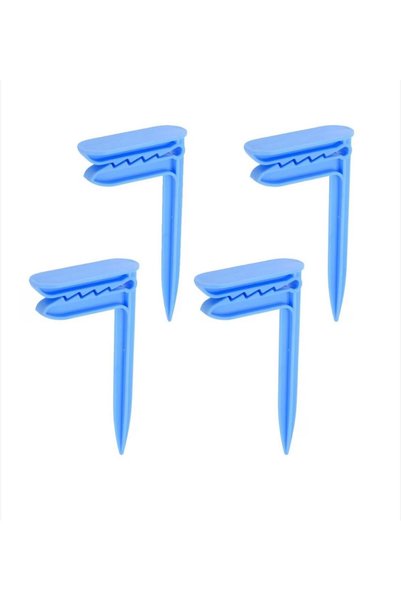 fara marca Set de 4 cleme pentru prosoape de plajă – Fixare în nisip, reziste...