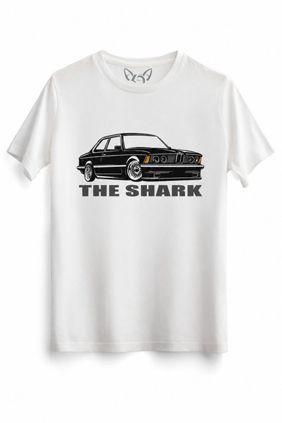 Alfa Tshirt تي شيرت BMW The Shark الكلاسيكي بتصميم كوبيه، مطبوع بتقنية الطباع...
