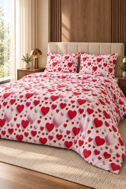 RALEX PUCIOASA Lenjerie Ranforce Bumbac Pro L’amour Maison, king size