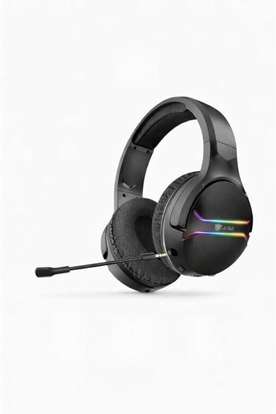 AsafOnline سماعة رأس للألعاب ASA Smash RGB – سماعات رأس لاسلكية وسلكية بتقنية...