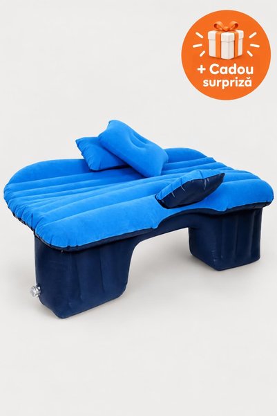 OferteTop Saltea Gonflabilă pentru Mașină, Banchetă Spate, 135 x 85 cm, 2 Per...
