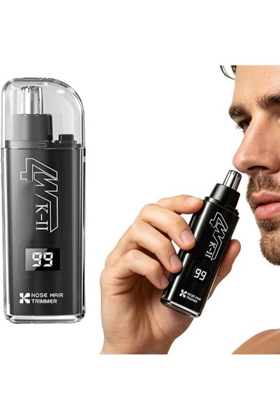 Generic Nose And Ear Hair Trimmer Waterproof LED Digital Display Grooming Tool