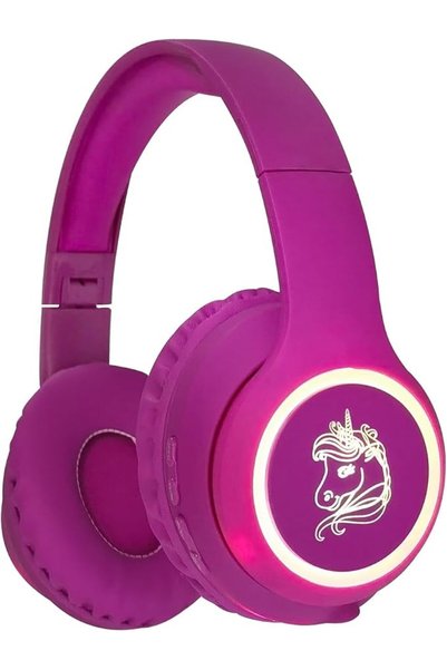 GENERAL Wireless Cat Ear Headphones, LED Light Up, Bluetooth Headphone Foldab...
