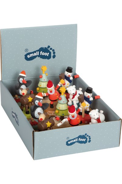 Small Foot Танцуващи дървени коледни фигурки 12676 Цена за 1 брой, случаен модел