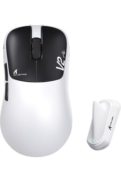 SiLabor X Attack Shark فأرة ألعاب لاسلكية ATTACK SHARK V2 AIR، تدعم تردد 8000...