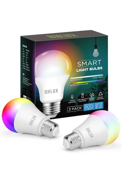 GENERAL مصابيح LED ذكية من OHLUX تعمل بتقنية الواي فاي ومتوافقة مع أليكسا وجو...