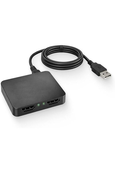 GENERAL موزع HDMI بمدخل واحد ومخرجين، موزع HDMI بدقة 4K، موزع HDMI مزدوج، شري...