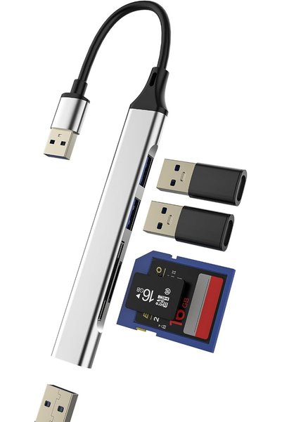 GENERAL SD Card Reader USB Hub Adapter OTG 3.0 Micro SD Memory Stick Card Rea...