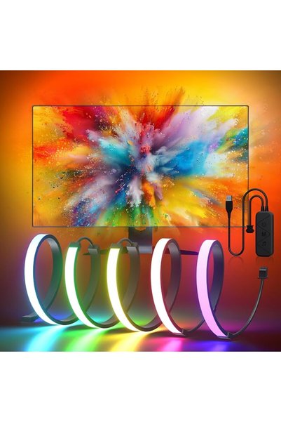 GENERAL Gaming Monitor Light, 24" Backlight with Screen Color sync Effect for...