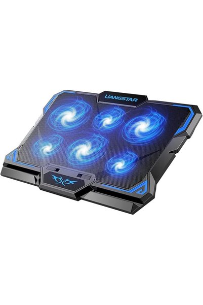 LIANGSTAR Laptop Cooling Pad, Laptop Cooler with 6 Quiet Led Fans for 15.6-17...
