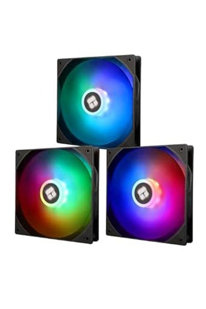 ThermalRight مروحة وحدة المعالجة المركزية TL-C14C X3، مروحة بمحمل S-FDB مع تح...
