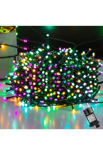 OEM Corenia QRE-5049755 Ghirlandă luminoasă LED, 50 m, 500 LED-uri, multicolo...