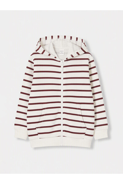 LC Waikiki Timeless Clothing & Timeless Choices Striped Boys' Zip-Up Sweatshirt