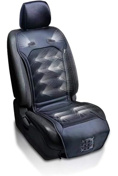 ZoneTech Zone Tech Cooling Car Seat Cushion - Black 12V Automotive Comfortabl...