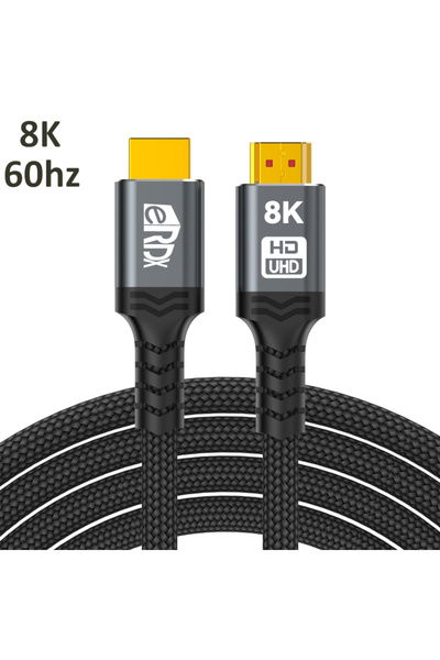 eRDX Cablu Video HDMI 2.1 eRDX® – 2m, 8K 60Hz, 4K 120Hz, 2K 240Hz, 48Gbps, eA...