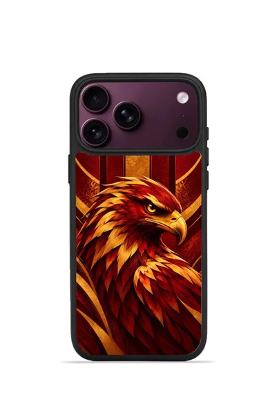 PiyasaSepeti غطاء هاتف iPhone 18 Pro Vorian Black Hole باللون الأحمر والذهبي ...