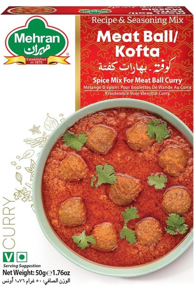 MEHRAN Meat Ball and Kofta Masala, 50g | Spice Mix for Juicy & Flavorful Meat...