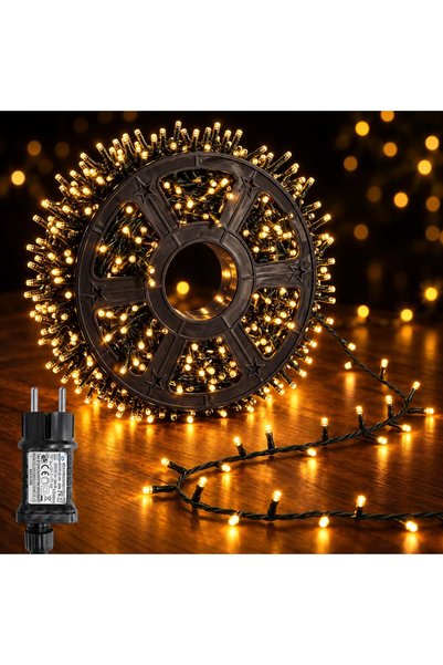 OEM Corenia QRE-5160388 Ghirlandă luminoasă, 2000 LED-uri, 50 m, alb cald, ca...