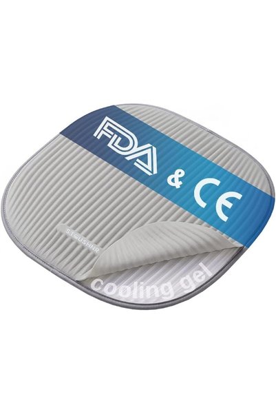 GENERAL Cooling Gel Seat Cushion for Office Chair & Car Seat, Light Gray