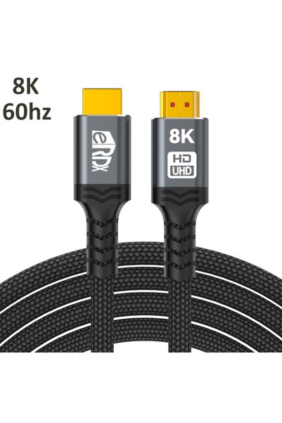 eRDX Cablu video HDMI 2.1 eRDX ®   – 1,5 m, 8K 60Hz, 4K 120Hz, 2K 240Hz, 48Gb...
