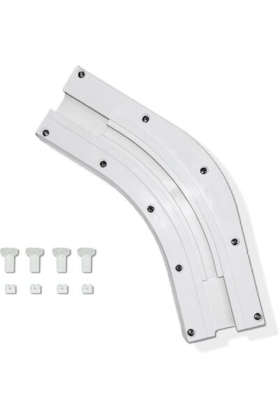 GENERAL Apalon 90 Degree Corner Bracket for Motorized Perfect Wave Track Curt...