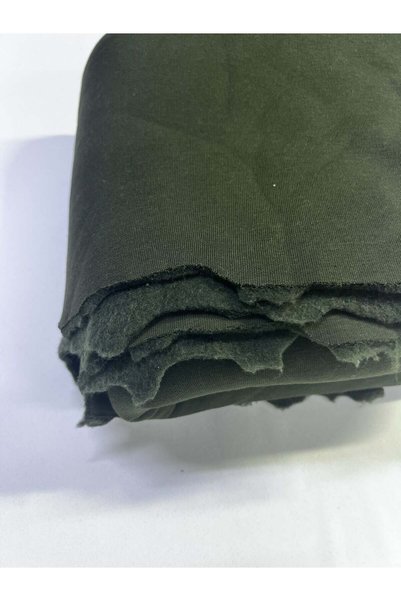 Yiğit Kumaş 3-Thread Fabric with a Textured Surface, Piece 75X190 cm - Khaki