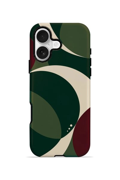 PiyasaSepeti غطاء هاتف iPhone 17 Vorian ذو طبقتين، تصميم "فورست إكليبس".