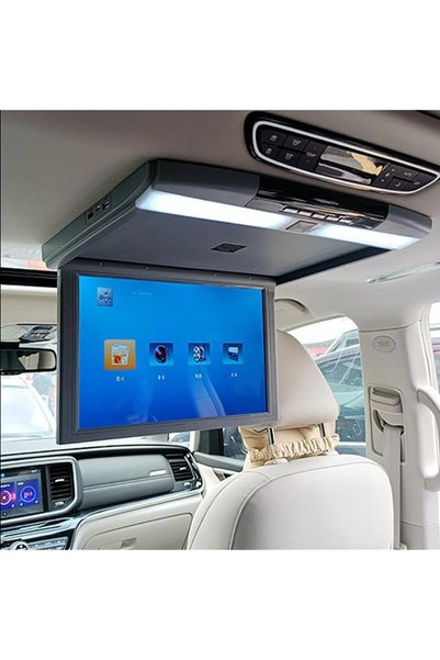 GENERAL 1080P Car Video Player, 17.3 Inch HD Wide Screen Car Overhead Roof Mo...