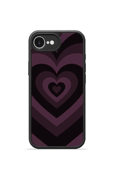 PiyasaSepeti غطاء هاتف iPhone 16e Vorian Black Hole، لون بوردو، بتصميم طبقات ...