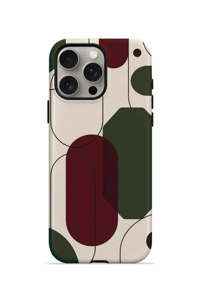 PiyasaSepeti غطاء هاتف iPhone 15 Pro Vorian بتصميم مزدوج الطبقات بلون العاج.