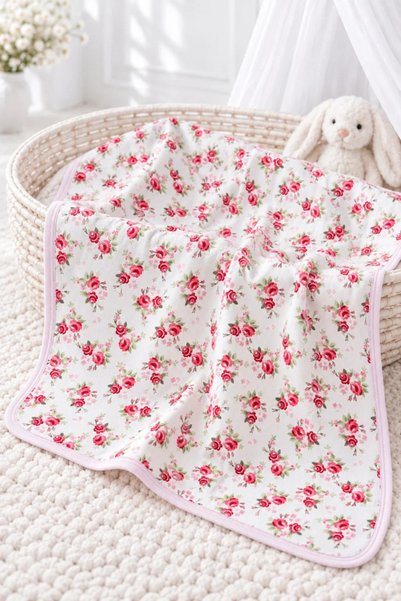 Tuğra Bebe 100% Cotton Baby Blanket – Soft, Breathable Newborn Baby Swaddle 8...