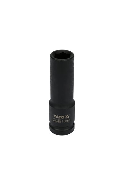 yato Cheie tubulară hexagonală de impact YT1033 13 mm 78 mm 1/2 inch CrMo
