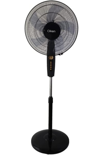 CLIKON مروحة ستاند 16 بوصة مع جهاز تحكم عن بعد 50 واط Ck2816، أبيض ووردي