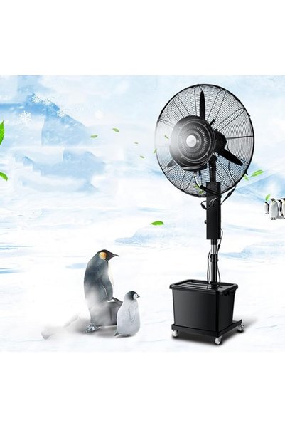 GENERAL Pedestal Standing Fan, Portable Misting Fan with Large Water Tank, Hi...