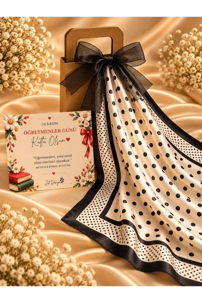 Zet Design Special Gift Box for Teachers' Day with a Scarf
