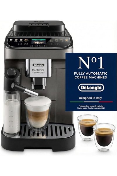 De'Longhi ماجنيفيكا إيفو نيكست ECAM312.80.TB، ماكينة قهوة أوتوماتيكية مع خاصي...