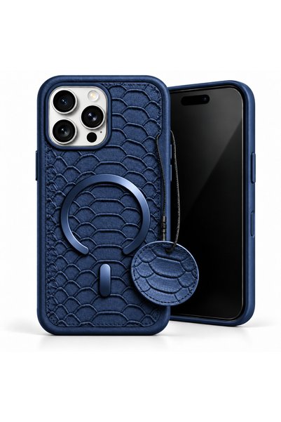 Coverzone غطاء هاتف Crovia بتصميم جلد التمساح، متوافق مع iPhone 15 Pro Max، ب...