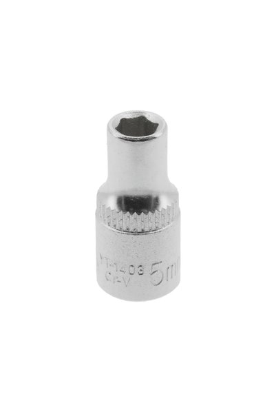 yato YT1403 socket wrench 5 mm, length 25 mm, 1/4" drive, CrV