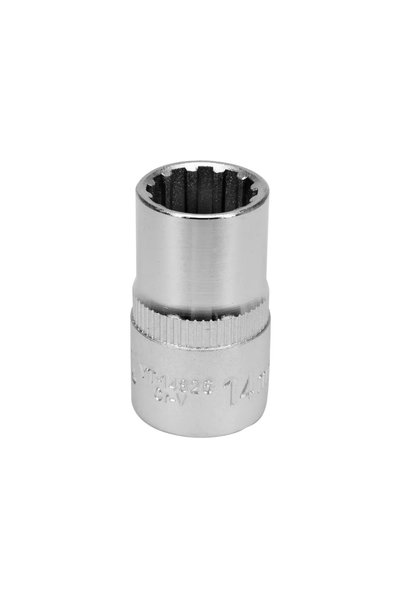 yato Spline socket wrench YT14826 14 mm L38 mm 1/2" CrV, blister