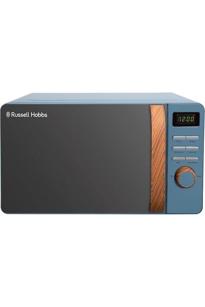 RUSSELL HOBBS RHMM713BL 17 L 700 W Scandi Compact Blue Manual Microwave with ...