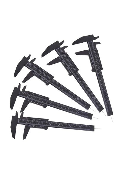 GENERAL Plastic Vernier Caliper 150mm/6 Inch, Mini Double Scale Sliding Gauge...