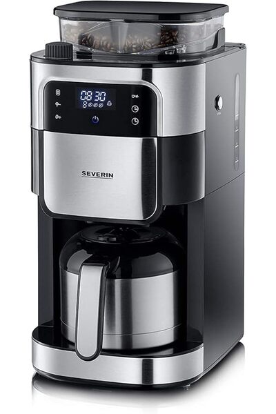 Severin - Drip coffee maker with grinder up to 10 cups, filter coffee maker/A...