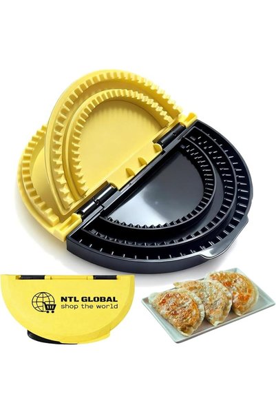NTLSNBLUEWHİTE 3-in-1 Tortilla Sealer & Taco Crimper for 10/8/6 Inch Wrap Fol...