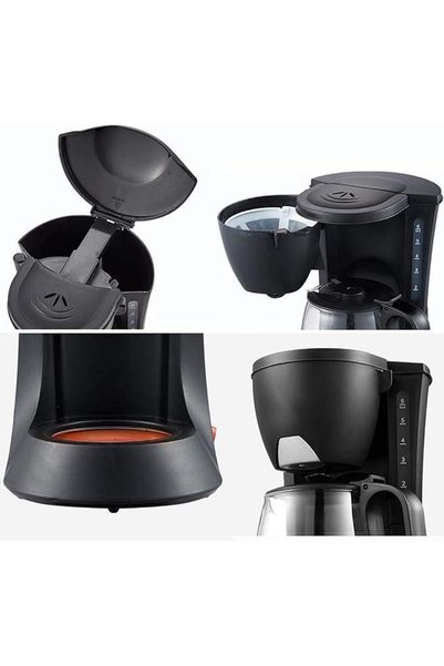 JEOMED Suitable for Home Office Filter Coffee Machine 550W Filter Coffee Make...